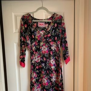 Johnny Was Flowing Floral Dress